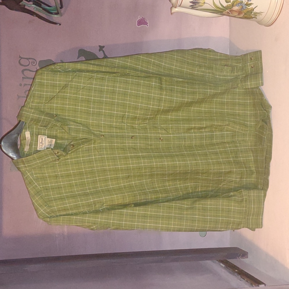 Vintage LL BEAN TRADITIONAL FIT LRG Button Down Shurt Men
